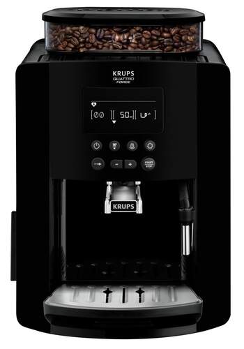 Cafetera SuperAutomática Krups EA8170 - 1450W, 15Bar, Molido e intensidad ajustable