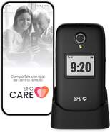 Seniorphone SPC 2334N Polaris - 1400 mAh, SPC Care, Botón SOS, 4 G, GPS, Negro