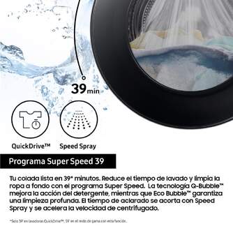 LVD. SAMSUNG WW11DB7B94GEU3 11K ATD BLANCA