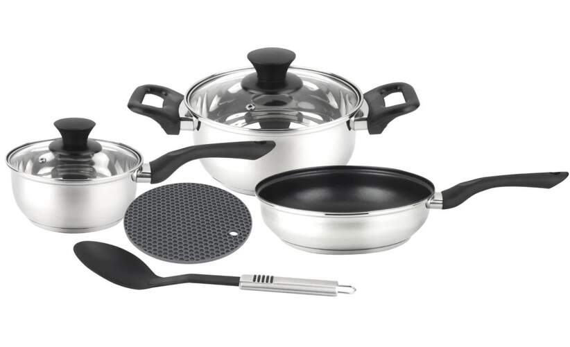 Bater&iacute;a de cocina Magefesa Vitrex Max inox - 7 piezas
