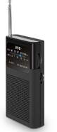 Radio port&aacute;til SPC ICY MAX - Radio FM y AM, clip sujeci&oacute;n, jack 3,5 mm, 2 pilas AAA no inclu&iacute;das