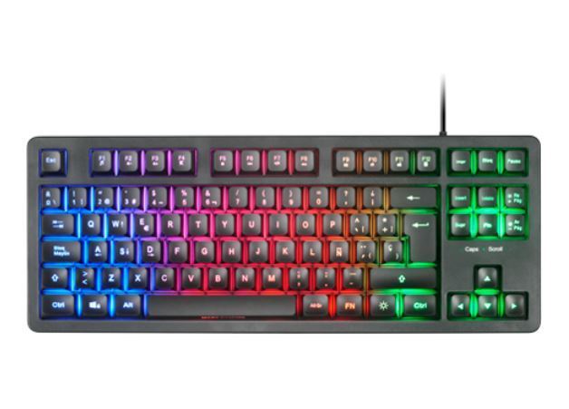 Teclado H-Mec&aacute;nico Mars Gaming MK023 - Luz FRGB, compatibilidad universal, tecnolog&iacute;a anti-ghosting