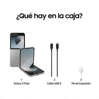SMARTPHONE SAMSUNG Z FLIP 6 12/256 6,7%%%quot; SILVER SHA