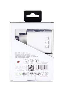 CARGADOR DCU 2XUSB A DE 20W