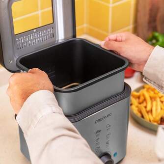 FREIDORA CECOTEC CLEANFRY 1500 INOX 900W 1,5L 3102