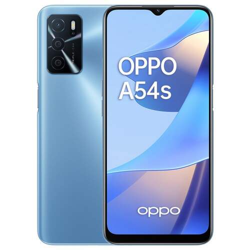 Oppo A54S 4/128GB Azul - 6.52" HD+, MediaTek G35, 4G, NFC, 50+2+2/8Mpx, 5000mAh 10W