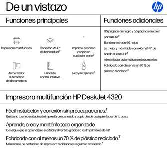 IMP. MULTI HP DESKJET 4320 NEGRA