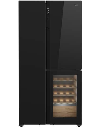 Frigorífico Americano Teka RLF85950 - 183x91x70, Vinoteca, Side by Side, 334 L, No Frost, Negro
