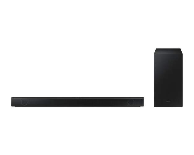 Barra Sonido Samsung HW-B550/ZF - 410W 2.1ch, Dolby Audio, DTS Virtual:X, Modo Juego, SubWoofer