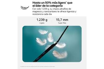 PORTATIL LG GRAM 16%%%quot; 16Z90TL-G.AU88B U7 32GB 1TB