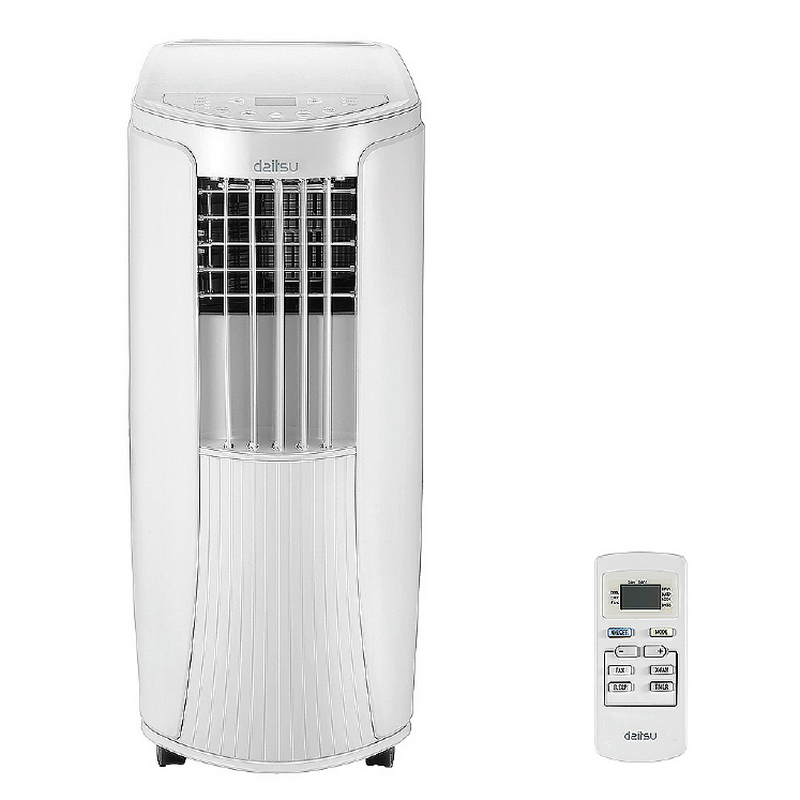 Aire acondicionado portátil Daitsu APD12HK - 3027 frig/h, 300 m3/h, 5 Modos, 53 dB, Bomba de calor