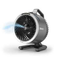 Ventilador port&aacute;til de sobremesa Shark FA050EU - Con nebulizador, Bater&iacute;a recargable, IPX5, Gris
