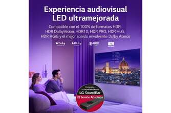 TV LG 65%%%quot; 65QNED916QE QNED MINILED ALFA7 DOLBYATMO