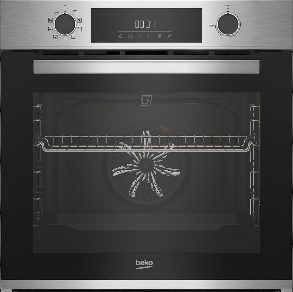 Beko Bbie12300xp Horno multifunción 72l inox independiente clase multifuncion pirolitico 72 59.40 cm con 9