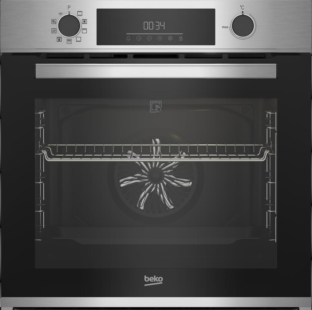 Beko Bbie12300xp Horno multifunción 72l inox independiente clase multifuncion pirolitico 72 59.40 cm con 9