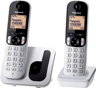 TELEFONO DECT PANASONIC KX-TGC212SPS DUO SILVER