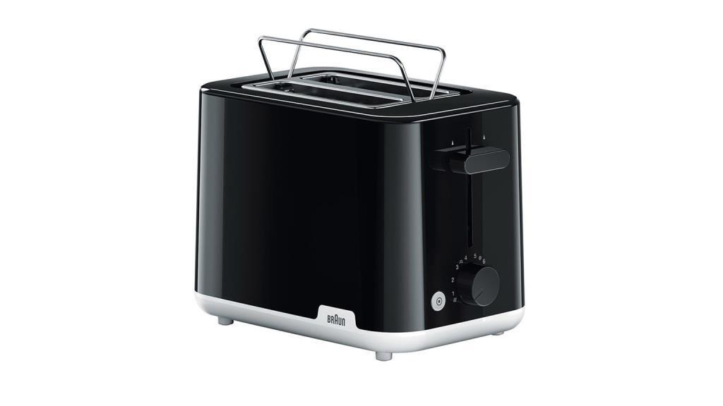 Tostadora Braun HT1010BK - 900W, 2 Ranuras