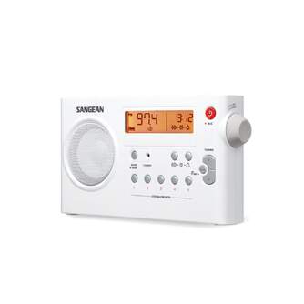 RADIO PORTATIL SANGEAN PR-D7 BLANCO FM/AM