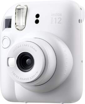 CAMARA FUJIFILM INSTAX MINI 12 CLAY WHITE