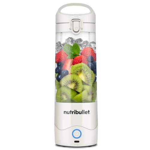 Batidora Vaso Nutribullet NBP003W - Portátil, USB-C, 2000 mAh, 0,475 L, Gris