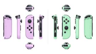 MANDO NINTENDO SWITCH SET IZQ/DER MORADO/VERDE