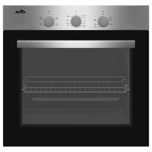 Horno Artica AHB8004X - Clase A, 87L, Estático, 5 Funciones, Grill, Temporizador
