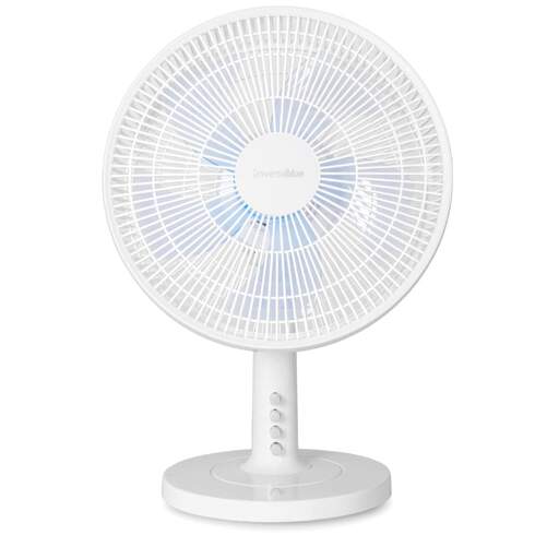 Ventilador de sobremesa Universal Blue 7035W - 35W, diámetro 25 cm, blanco