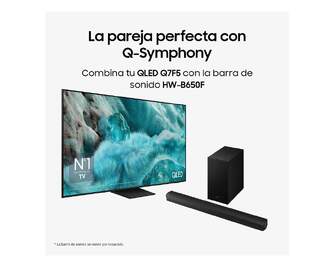 TV SAMSUNG 75%%%quot; TQ75Q7F5 UHD QLED SMARTTV IA HDR10 