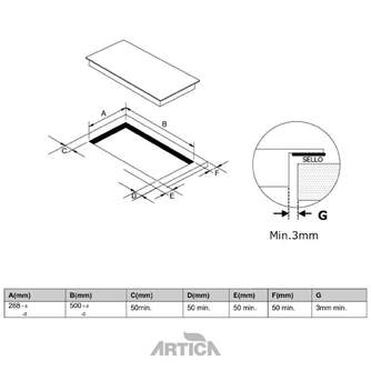 ENCIM. ARTICA AEI6022 2F IND SLIDER 3500W BOOSTER