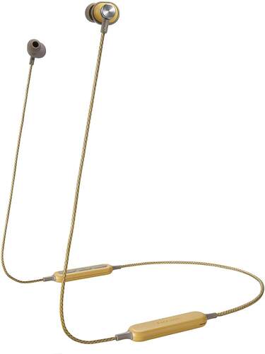 Auriculares Panasonic RP-HTX20BE-C Ocre - Batería 8,5 Horas, Bluetooth, Micrófono, Unidad 9mm