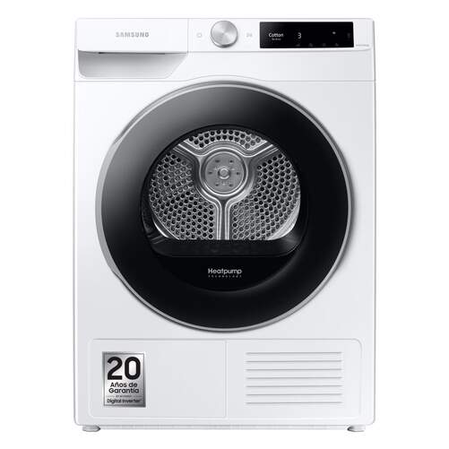 Secadora Bomba Calor Samsung DV90T6240LE/SE - A+++, 9kg, IA, HeatPump, Vapor, OptimalDry, WiFi