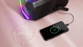 ALTAVOZ PHILIPS TAS7000EB/00 NEGRO BT 100W IP67