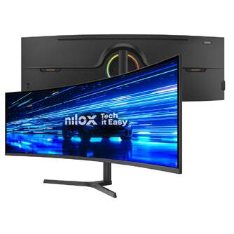 MONITOR NILOX 49%%%quot; DUAL DQHD CURVO 165HZ
