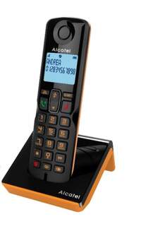 TELEFONO DECT ALCATEL S280 BLACK/ORAN ML CALL BLOC