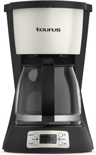 Cafetera Goteo Taurus Vintage Digital Cream