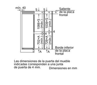 FRICOM. SIEMENS KI86SAFE0 177x56  INTEGRABLE