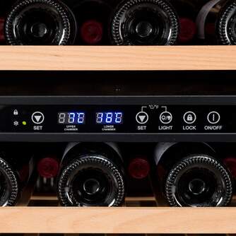 VINOTECA VINOBOX V50GC2TN 50 BOTELLAS NEGRA