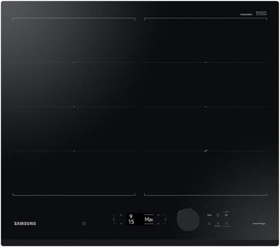 Placa Inducción Samsung NZ64B7799GK/U2 - Doble Zona DualFlex 26cm, WiFi, Asistente, 7400W