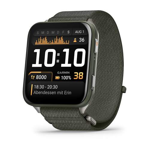 Smartwatch Garming Venu X1 Verde - 1,96" AMOLED, Bluetooth, Wi-Fi, 11 d&iacute;as autonom&iacute;a, GPS