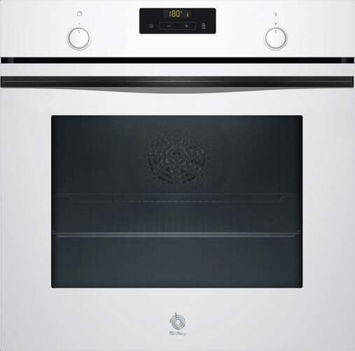 Horno Multifunción Balay 3HA5749B3 - pIROLÍTICO, 71 L, 10 Programas, Clase A+, Cristal, Blanco