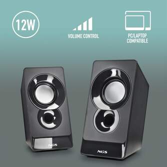 ALTAVOZ NGS PARA PC 12W NEGRO