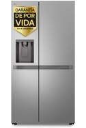 Frigorífico Americano LG GSLC41PYPE - 179 x 91 cm, 638 litros, Clase E, Dispensador, sin toma, Inox