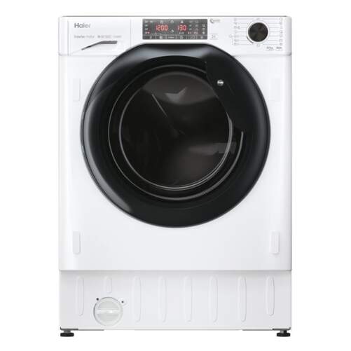 Lavadora Secadora Integrable Haier HWDQ90B416FWB-S - A, Lava 9 Kg, Seca 5 Kg, 1600 rpm, Inverter