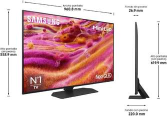 TV SAMSUNG 43%%%quot; TQ43QN90F UHD NEOQLED SMARTTV 165HZ
