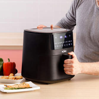 FREIDORA AIRE SOLAC FA1521 7L DIGITAL NEGRA 1650W