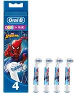 Recambio Dental Oral-B EB10 - Pack de 4 unidades, Spiderman