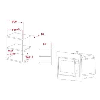 MICR. TEKA MWE202FI 20L GRILL DIG 40581102 INTEGRA