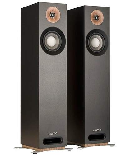 Par de altavoces Jamo S 805 Negro - 160 W RMS, 2.0 Canales, 49-26000 Hz, alámbrico