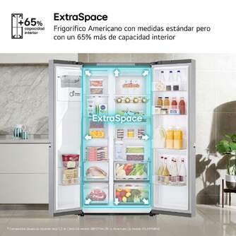 FRI. LG GSLE91MBAC 179x91 635L INOX DISP METALF