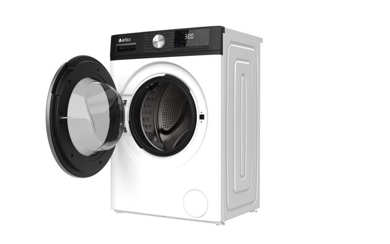 Lavadora Artica AL81400AFN - Clase A-10%, 8 kg, 1400 rpm, Vapor,  Display LED, Blanco